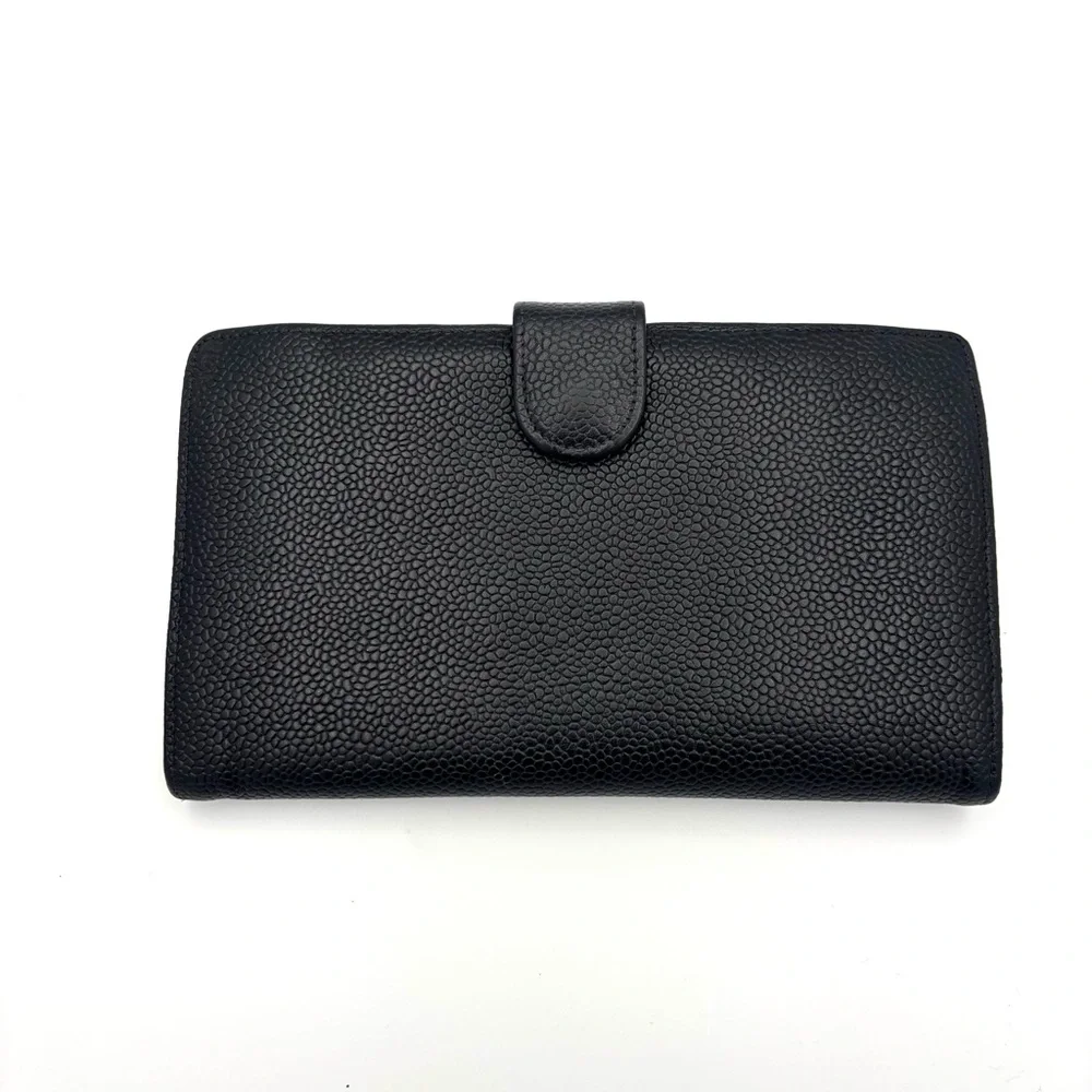 CHANEL Caviar Black wallet with Iconic CC Logo - Picture 2 of 8